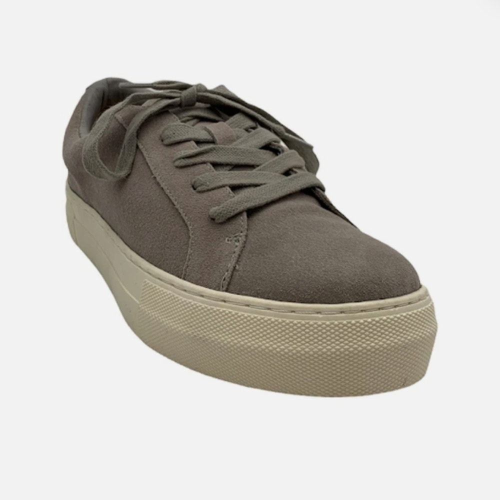 LAURIE FELT LOS ANGELES Casual Suede Sneakers - Gray 8.5